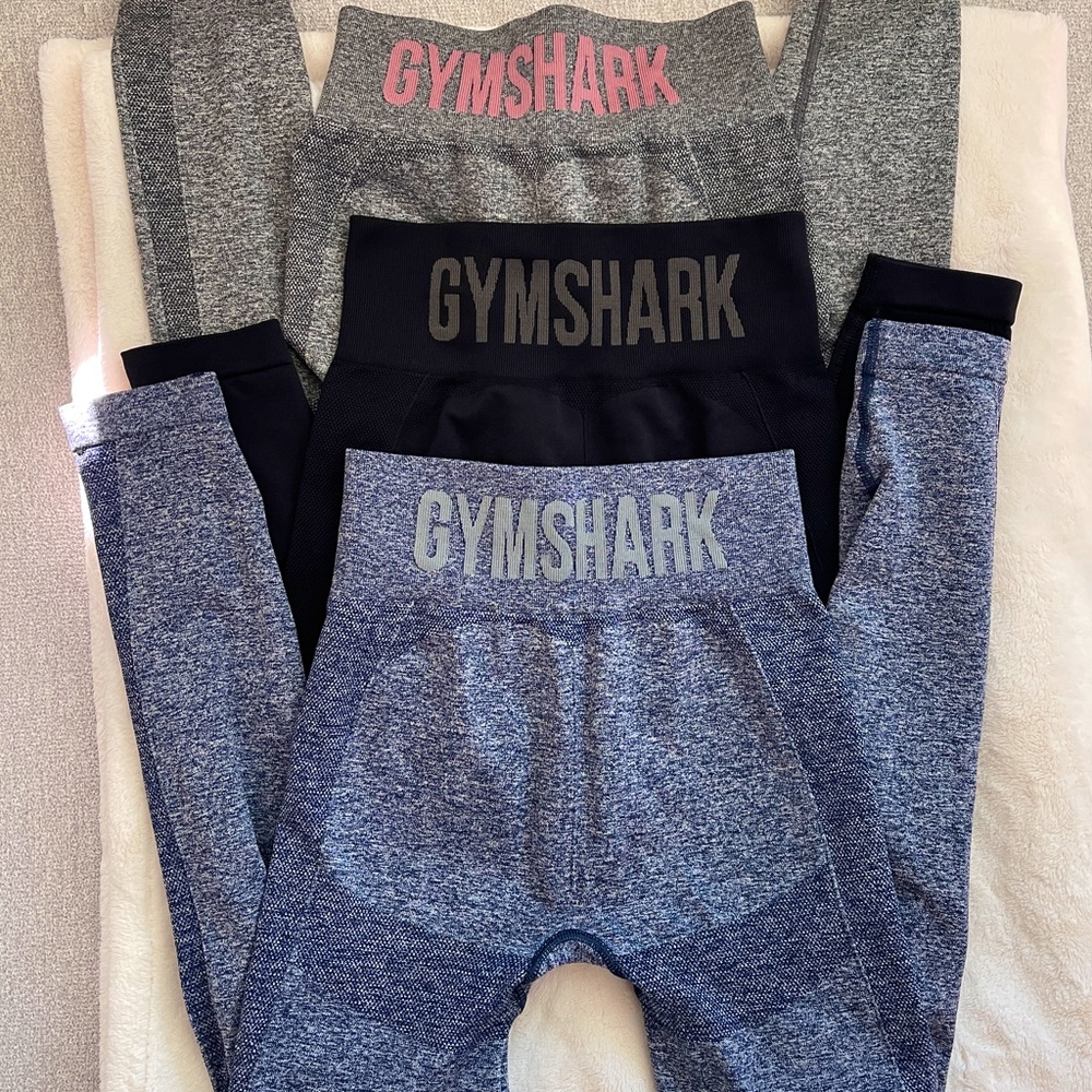 NWOT 3 for $75 Gymshark Flex High Waisted Leggings!!